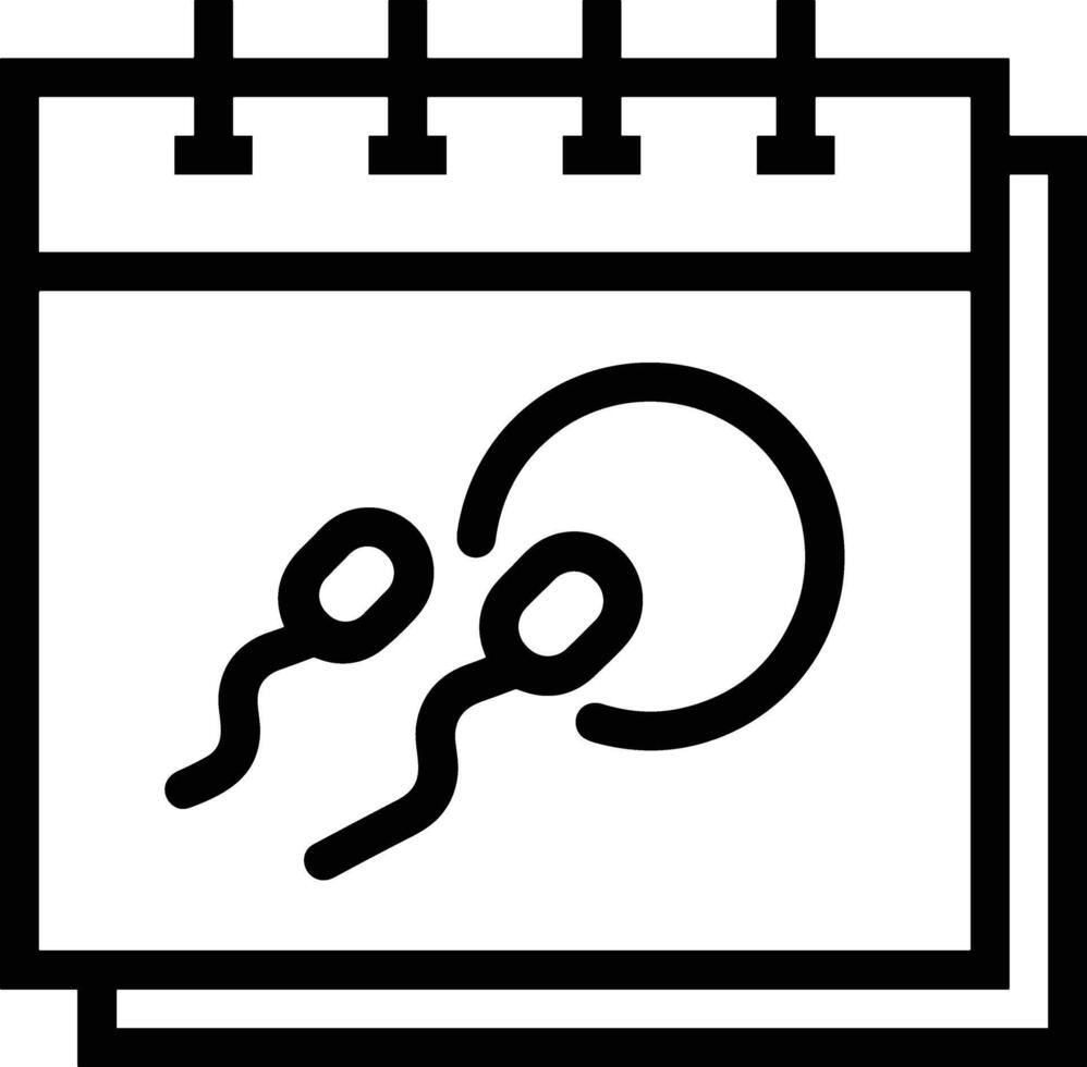 Kalender Symbol Symbol Vektor Bild