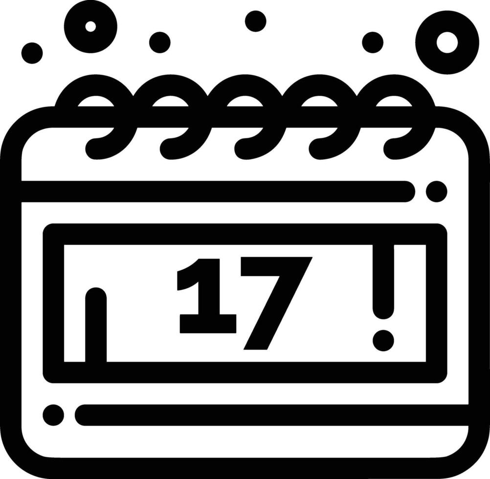 Kalender Symbol Symbol Vektor Bild