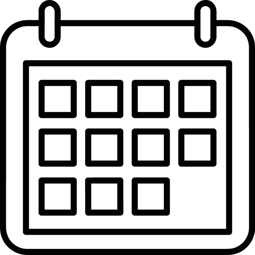 kalender ikon symbol vektor bild