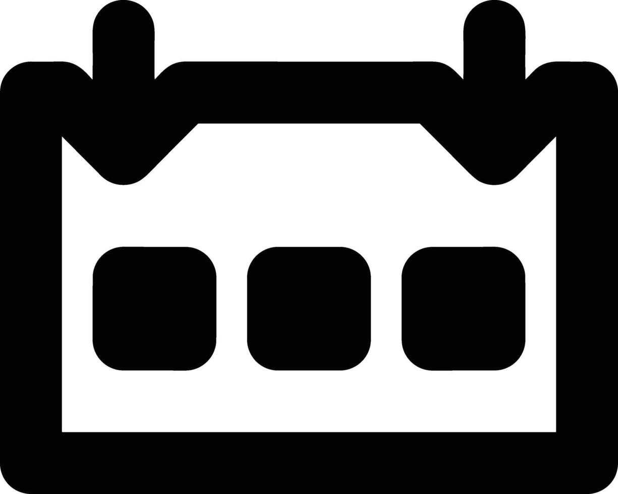 Kalender Symbol Symbol Vektor Bild