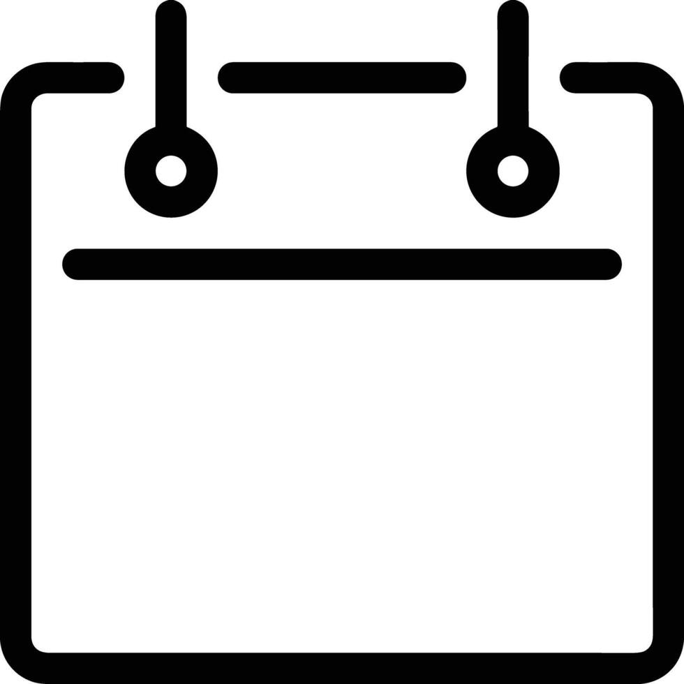 Kalender Symbol Symbol Vektor Bild