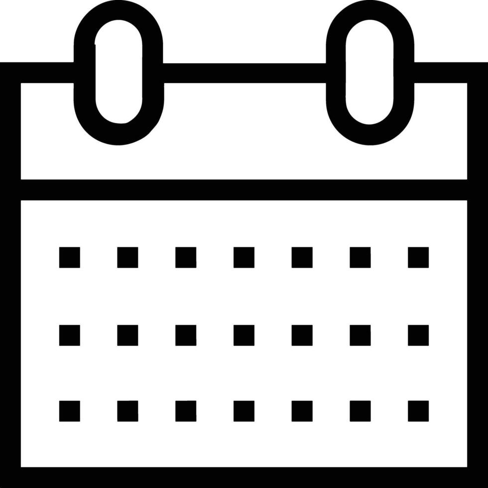 kalender ikon symbol vektor bild