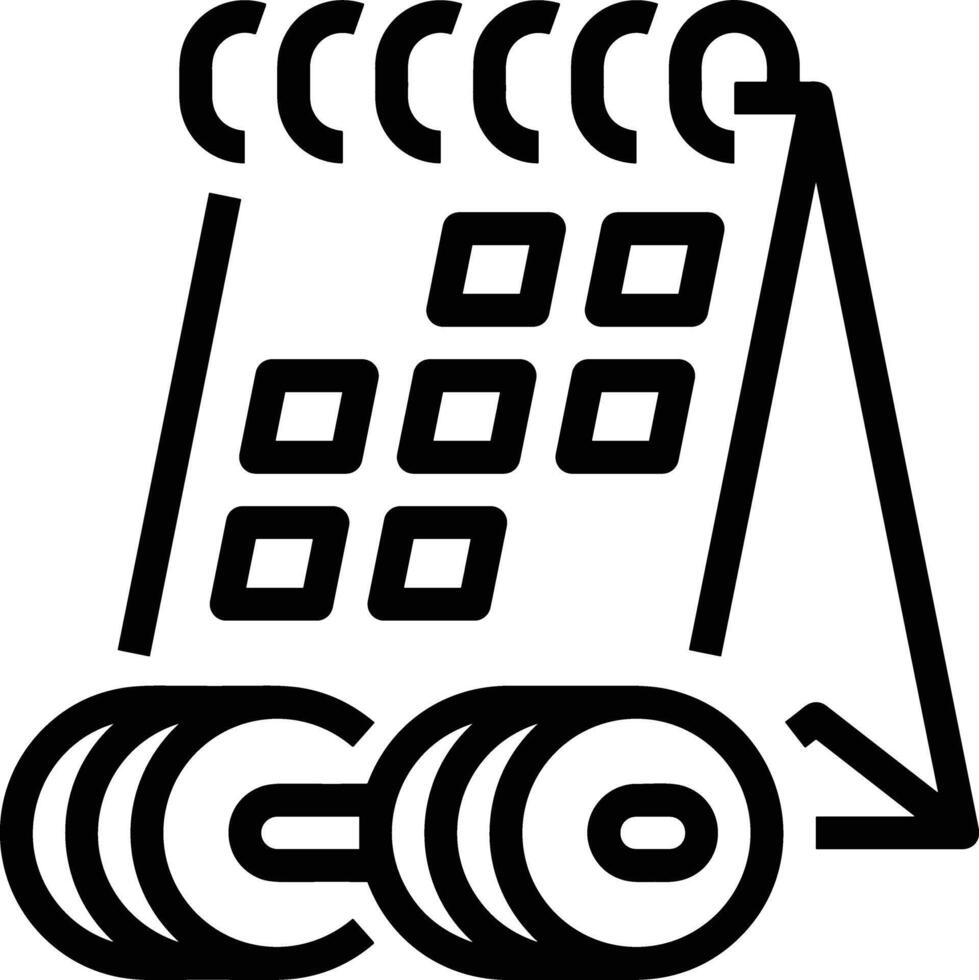 Kalender Symbol Symbol Vektor Bild