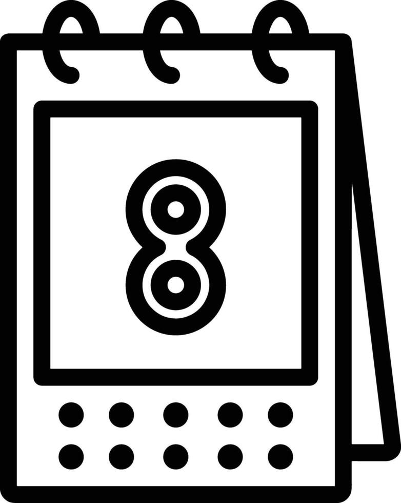 Kalender Symbol Symbol Vektor Bild