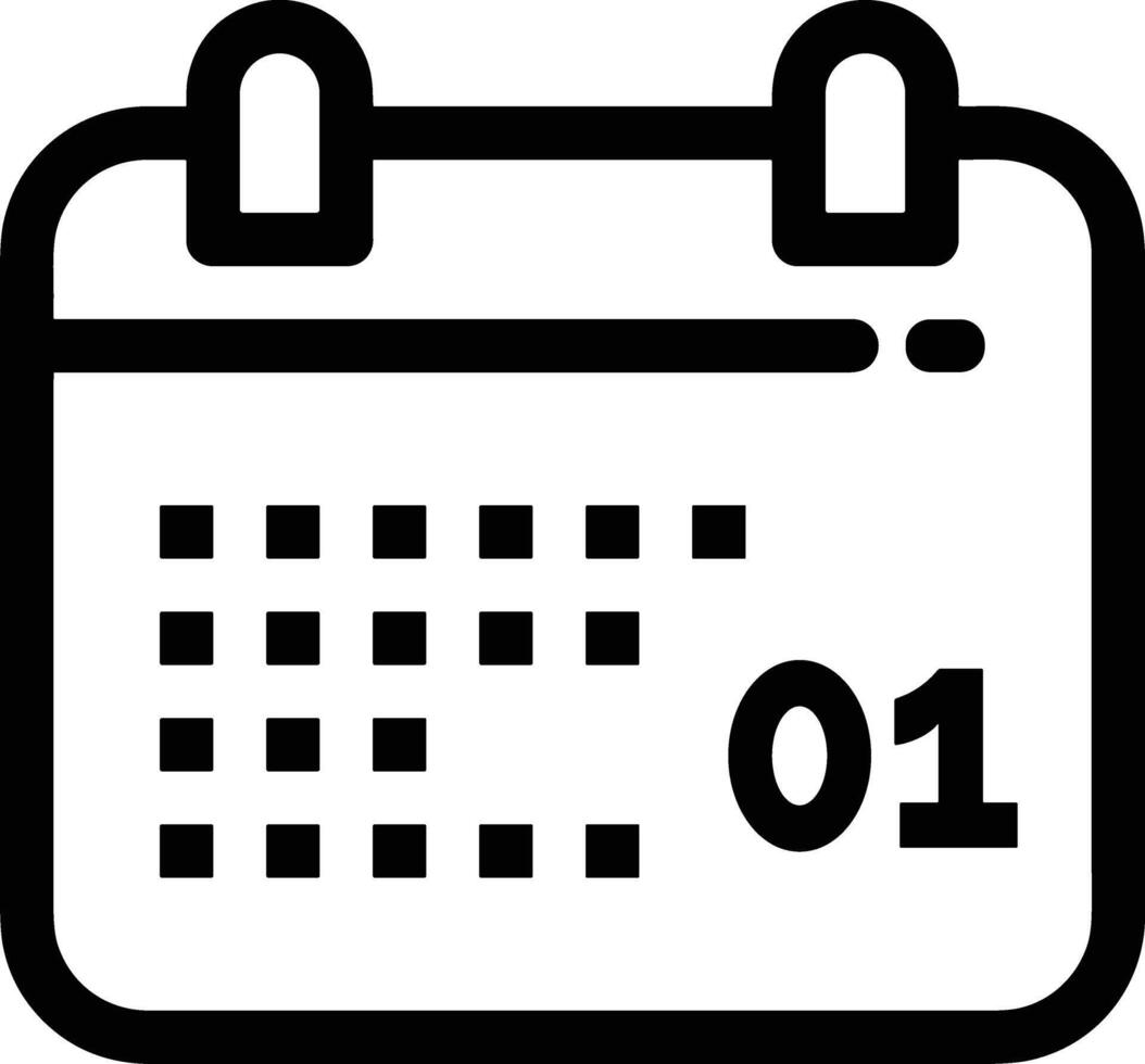 Kalender Symbol Symbol Vektor Bild