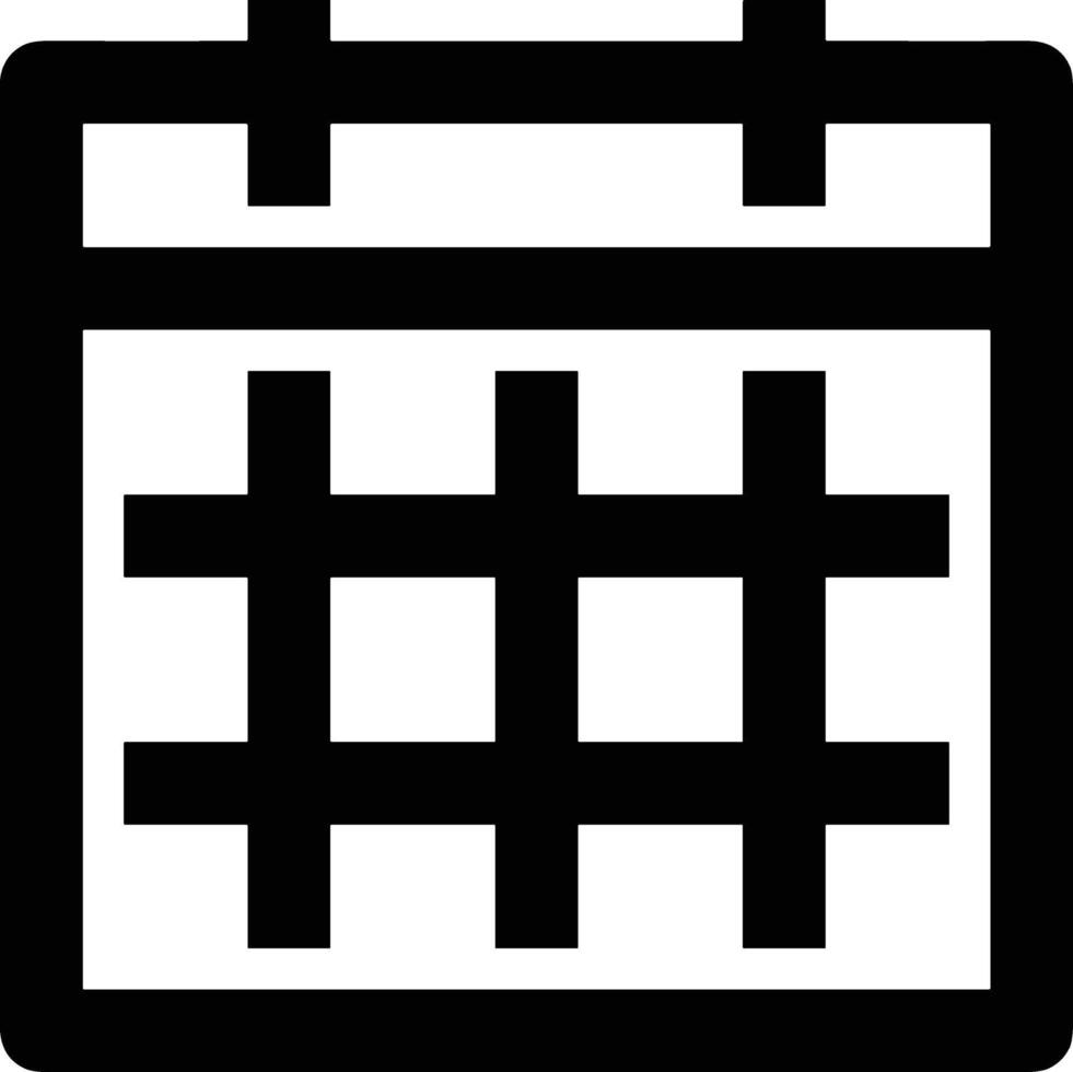 Kalender Symbol Symbol Vektor Bild