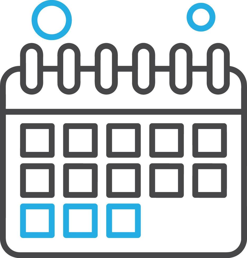 Kalender Symbol Symbol Vektor Bild