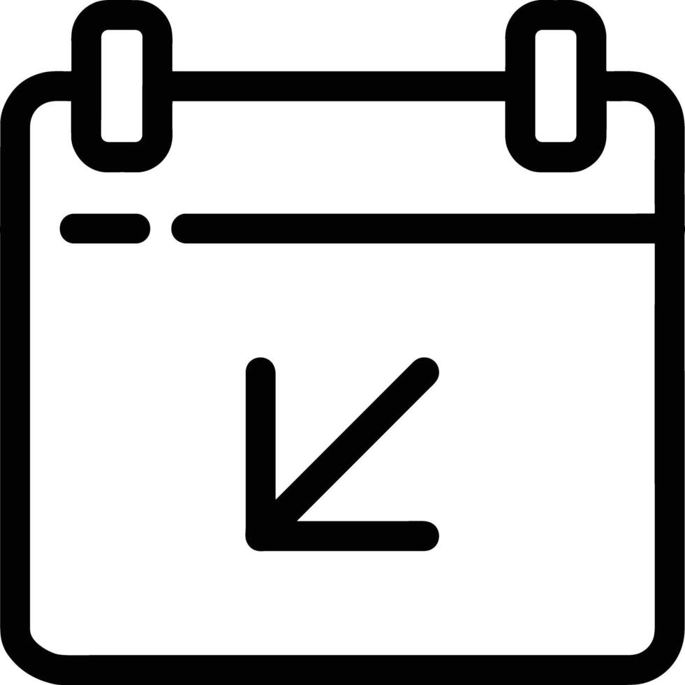 Kalender Symbol Symbol Vektor Bild