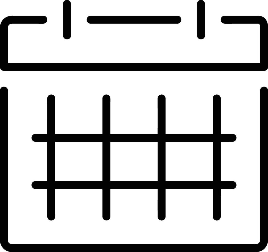 Kalender Symbol Symbol Vektor Bild