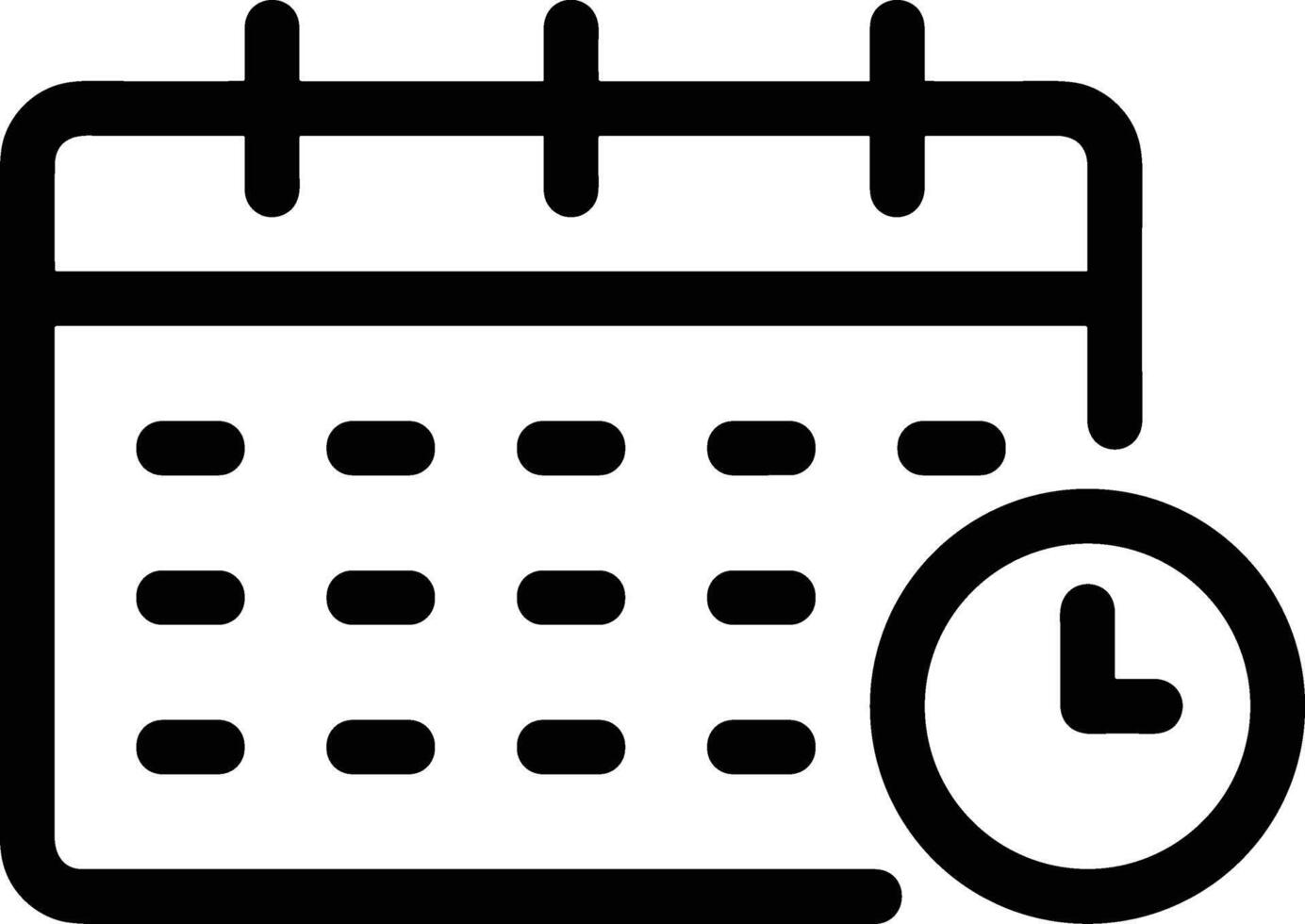 Kalender Symbol Symbol Vektor Bild