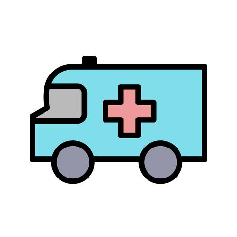 Vektor Ambulans Ikon