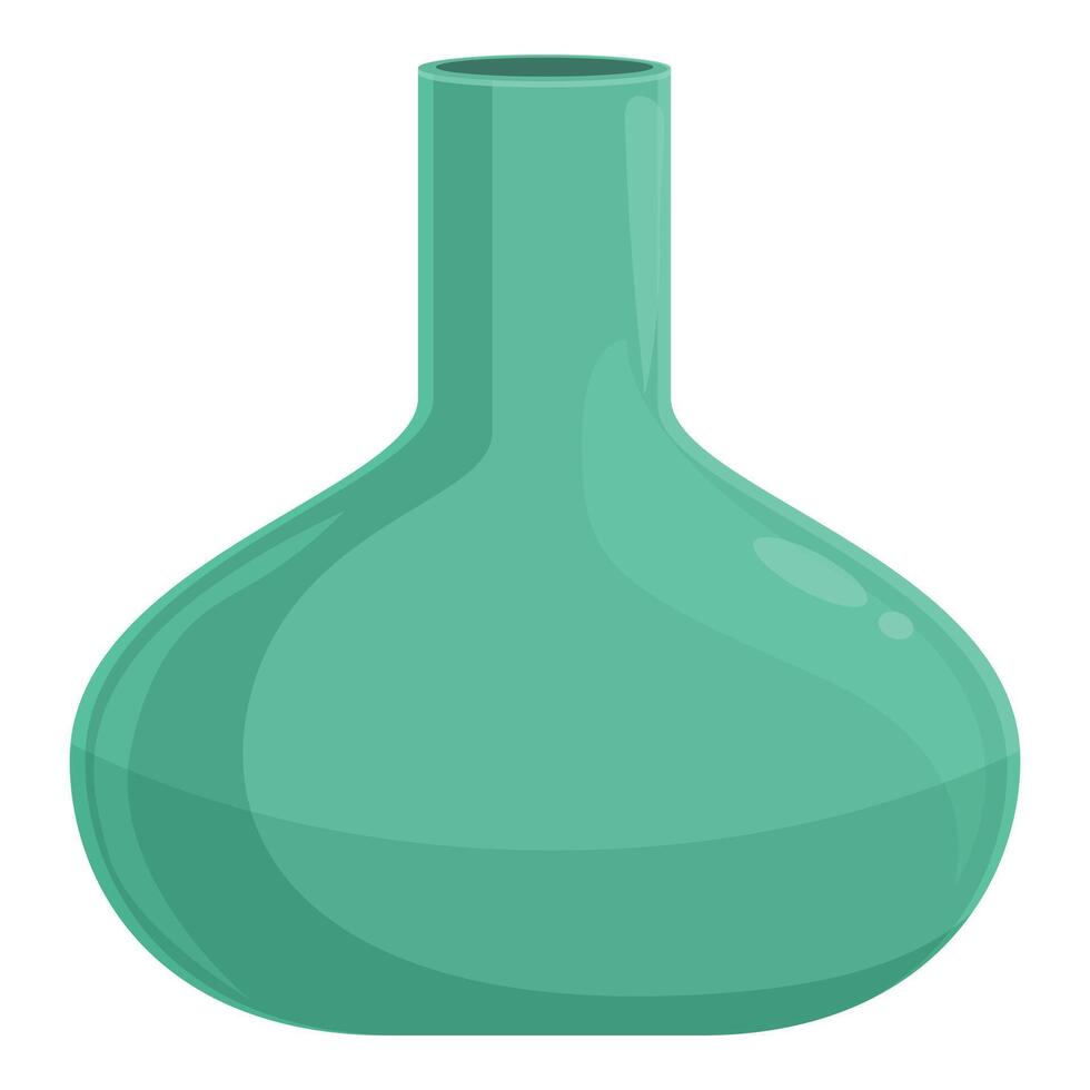 Huka Glas Flasche Symbol Karikatur Vektor. Topf Ausrüstung vektor