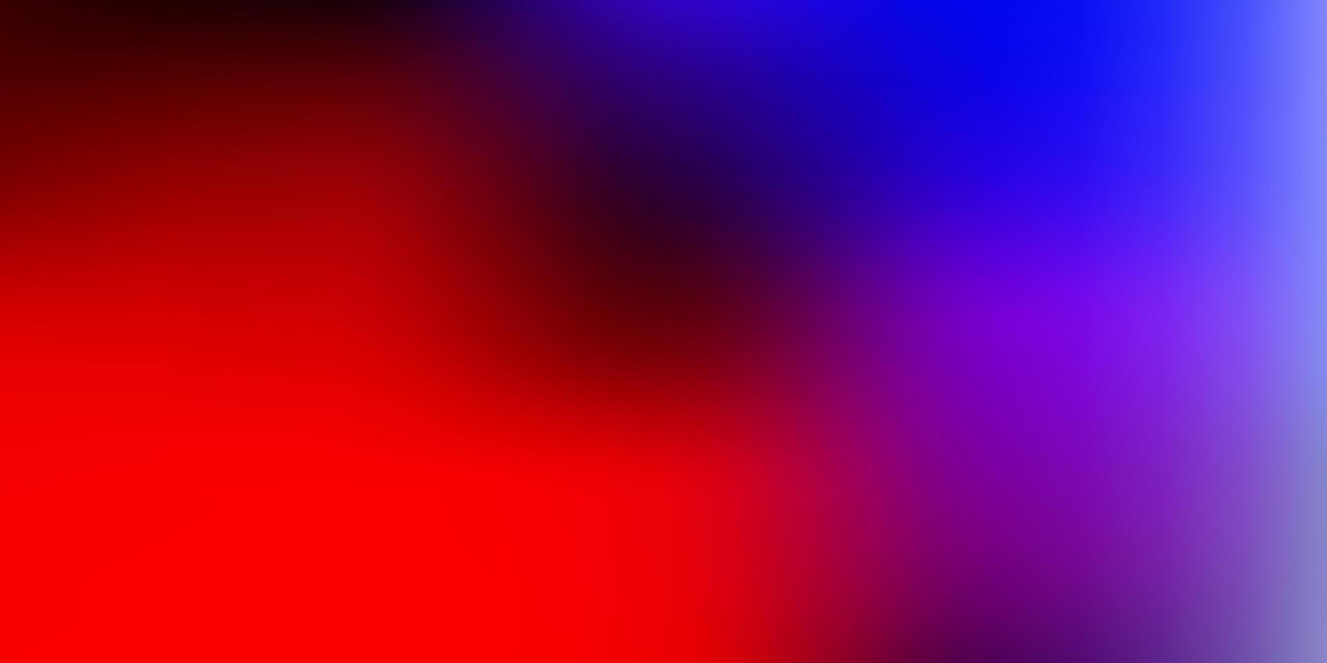 ljusblått, rött vektor suddigt mönster.
