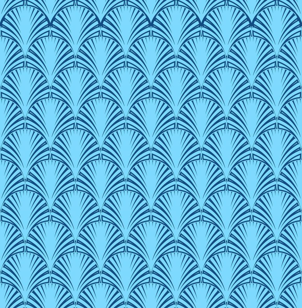 blå geometrisk konst deco mönster design vektor