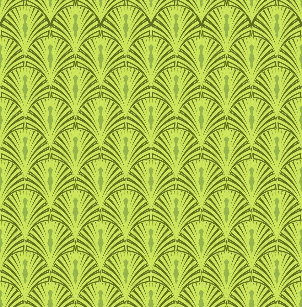 Grün geometrisch Kunst Deko Muster Design vektor