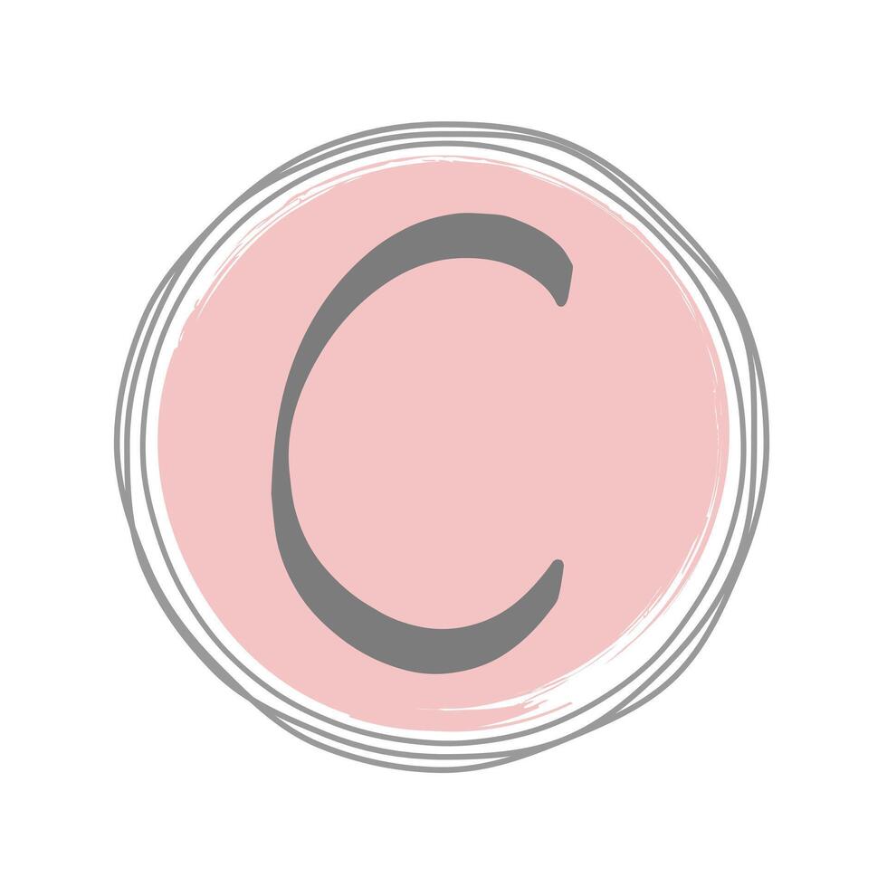 feminin c Logo Vorlage Design vektor