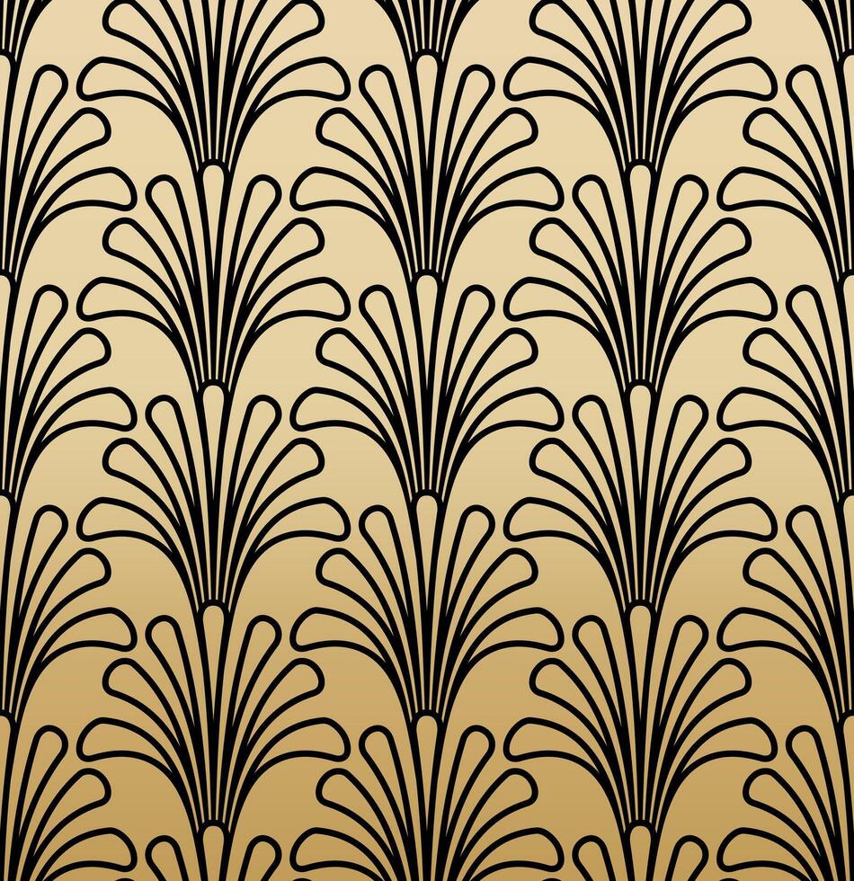 Kunst Deko Gatsby geometrisch Muster Hintergrund vektor
