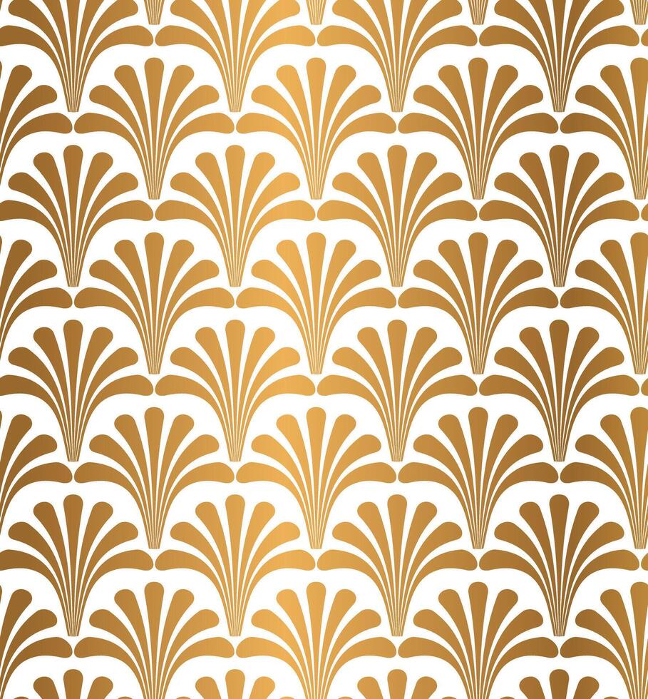 Gold geometrisch Gatsby Kunst Deko Muster Hintergrund vektor