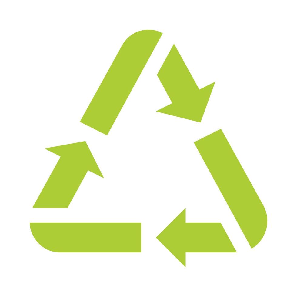 recyceln Symbol - - umweltfreundlich Recycling Symbol vektor