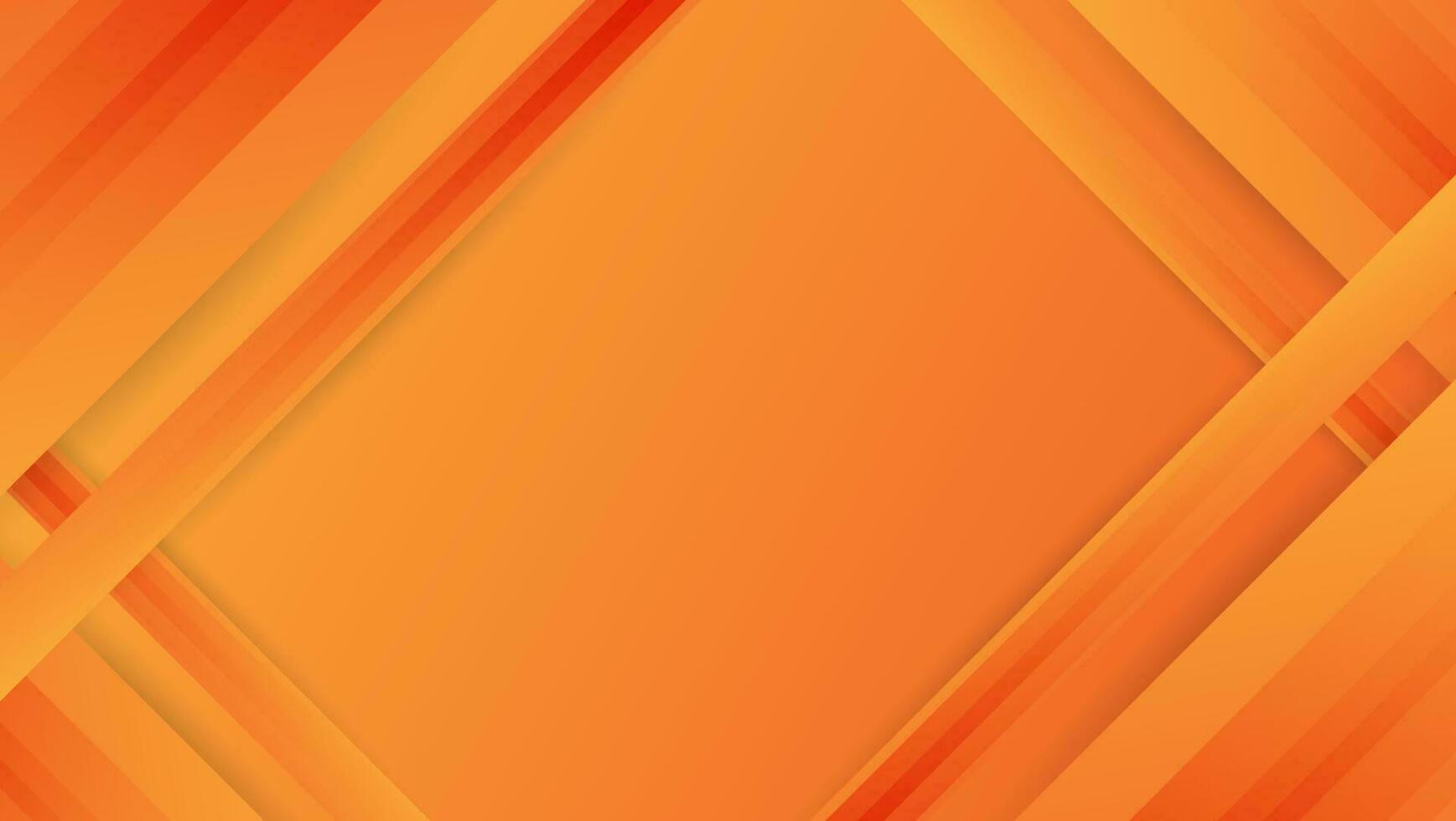 abstrakter orangefarbener Hintergrund mit Überlappungsschichtstreifen vektor
