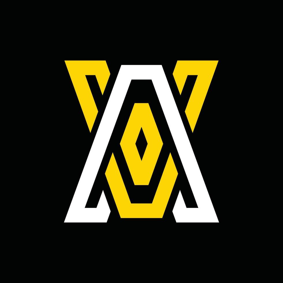 ein V modern abstrakt Vektor Logo Monogramm, Logo Element zum Vorlage