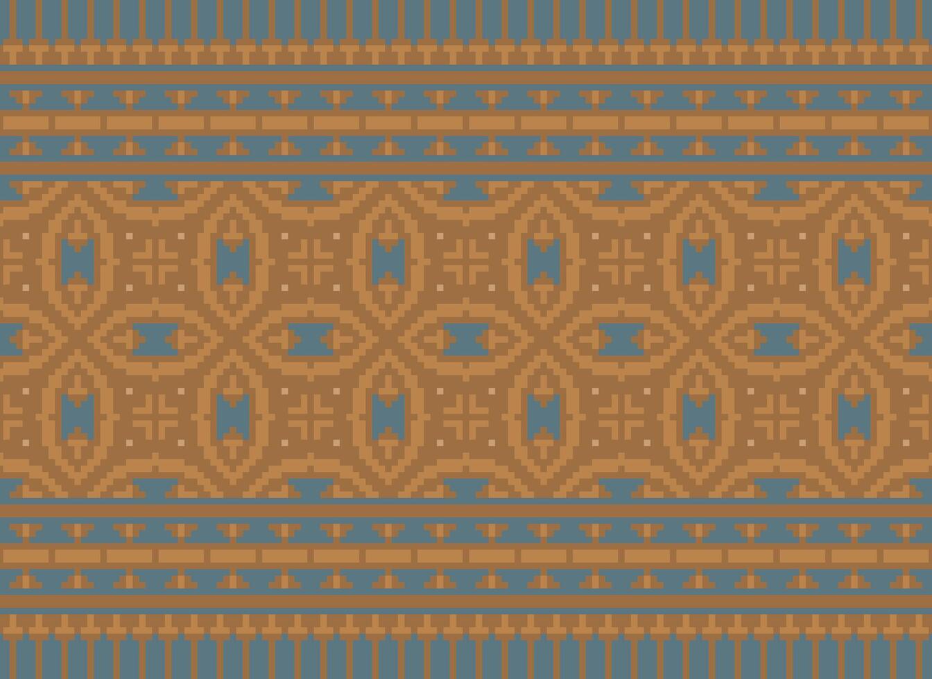 Abonnieren vez Stickerei Stil Vektor lange horizontal nahtlos Muster - - Textil- oder Stoff drucken inspiriert durch Kreuzstich Volk Kunst Designs von Bosnien und Herzegowina