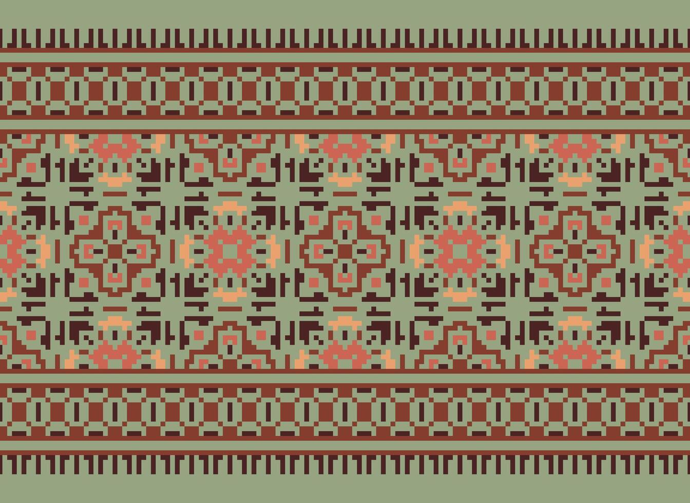 korsa sy. pixel. geometrisk etnisk orientalisk sömlös mönster traditionell bakgrund. aztekisk stil abstrakt vektor illustration. design för textil, ridå, matta, tapet, Kläder, omslag