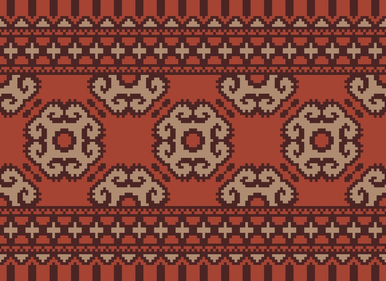 blommig korsa sy broderi.geometrisk etnisk orientalisk sömlös mönster traditionell background.aztec stil abstrakt vektor illustration.design för textur, tyg, kläder, inslagning, dekoration, tryck.