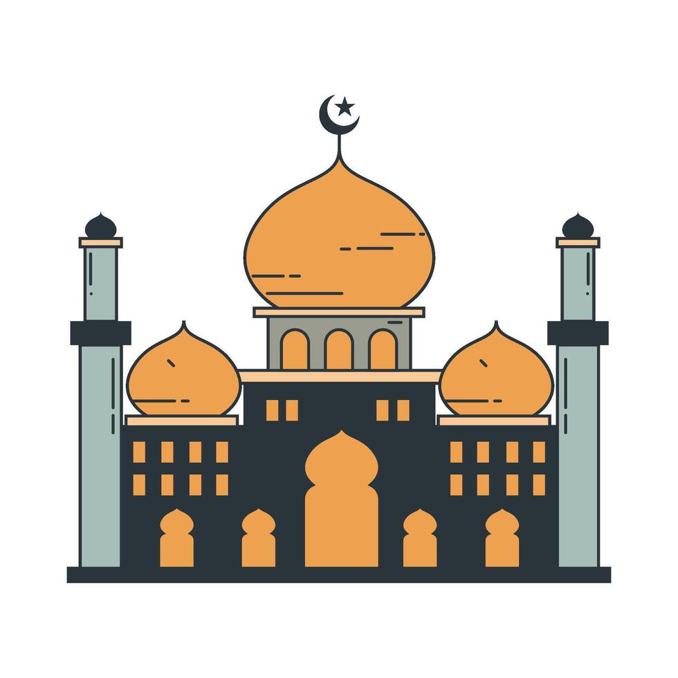 Moschee Illustration Ramadhan vektor