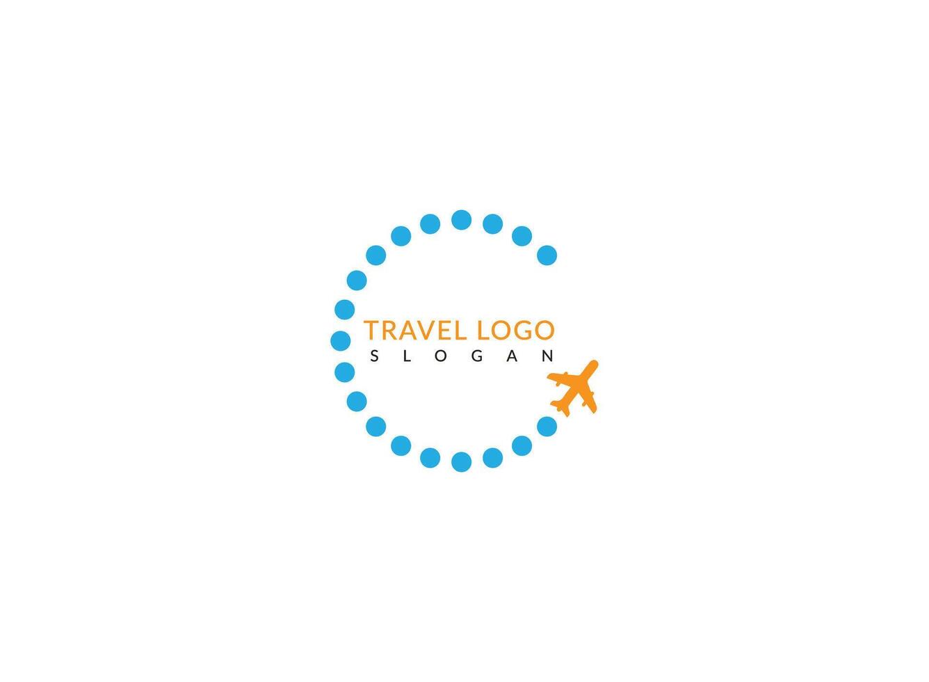 resa flyg mall logo.passad för Turné och resa ombud affärsflyg design illustration.plane ikon vektor