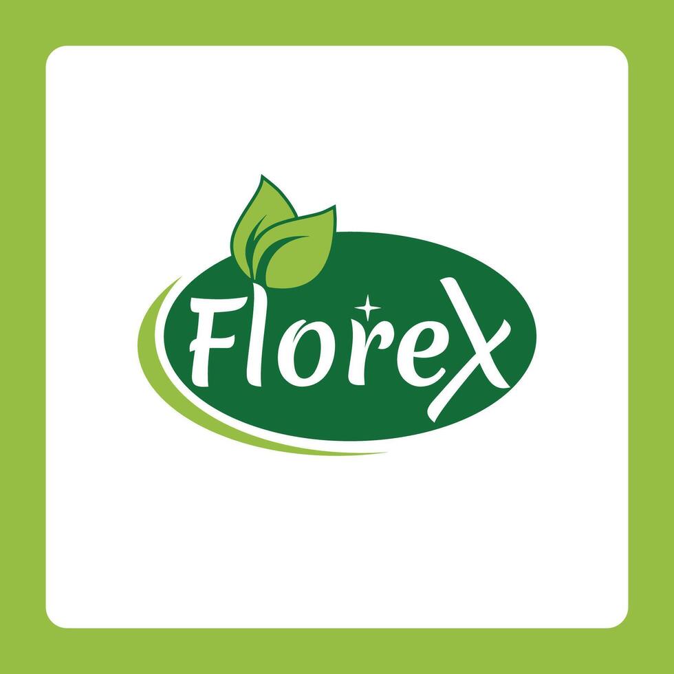 vektor florex logotyp design