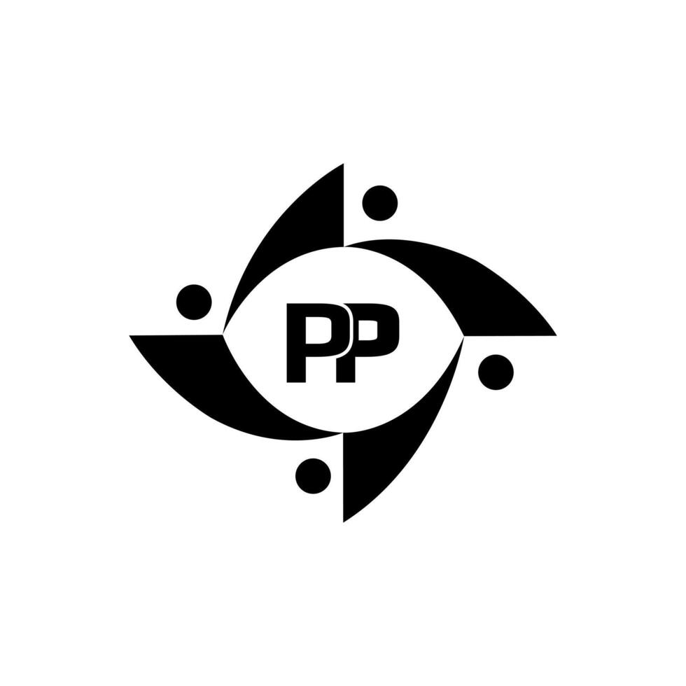 pp einstellen ,pp Logo. p p Design. Weiß pp Brief. pp, p p Brief Logo Design. Initiale Brief pp Brief Logo Satz, verknüpft Kreis Großbuchstaben Monogramm Logo. p p Brief Logo Vektor Design. Profi Vektor