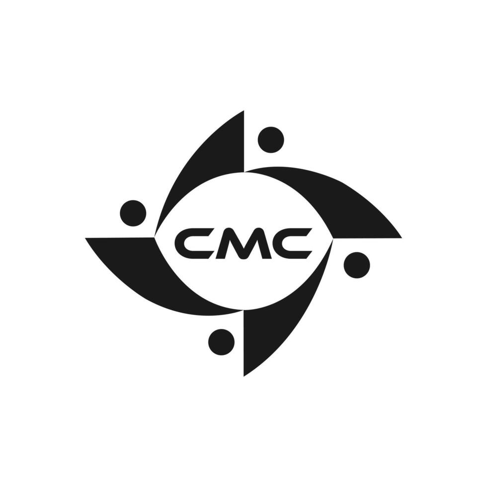 cmc logotyp. c m c design. vit cmc brev. cmc, c m c brev logotyp design. första brev cmc länkad cirkel versal monogram logotyp. c m c brev logotyp vektor design. cmc brev logotyp design. proffs vektor