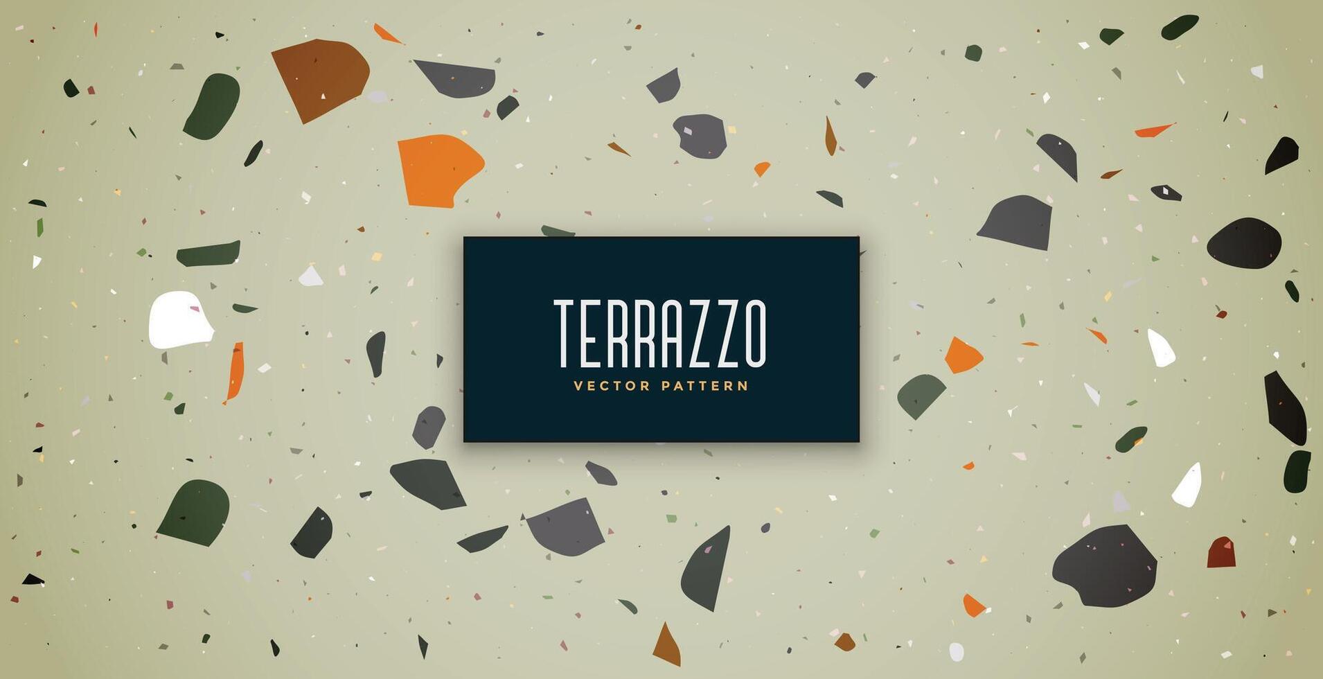 Terrazzo klassisch Textur Bodenbelag Muster Hintergrund Design vektor