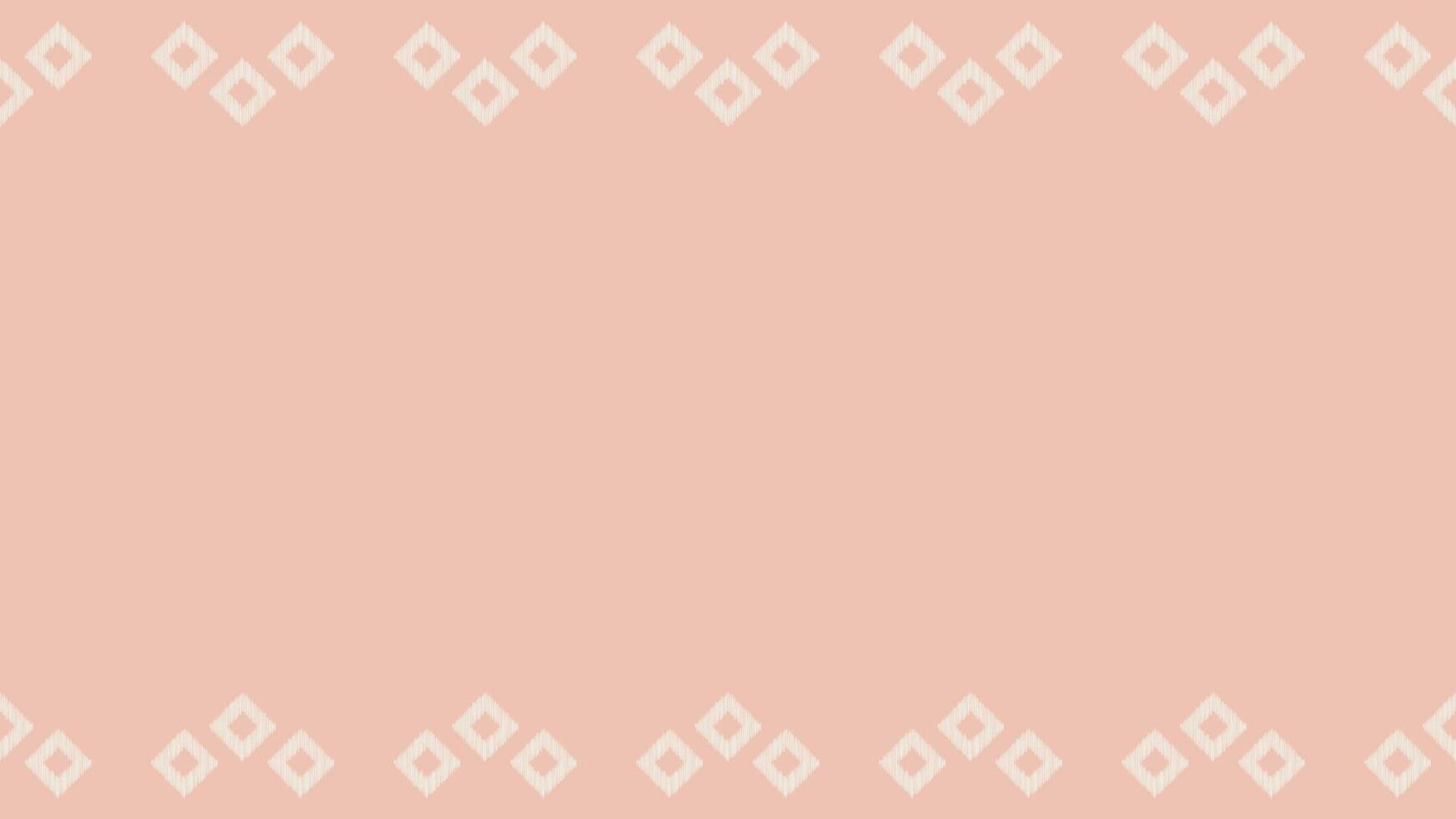 traditionell ethnisch Ikat Motiv Stoff Muster Hintergrund geometrisch .ikat Stickerei ethnisch Muster Rosa Pastell- Rose Rosa Hintergrund Hintergrund. abstrakt, Vektor, Illustration. Textur, Rahmen, Dekoration. vektor