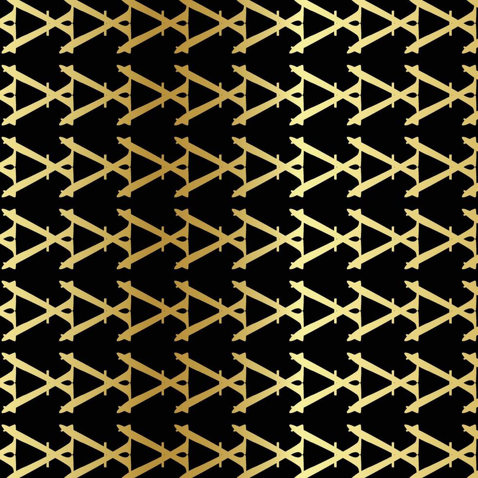 golden nahtlos geometrisch Muster. abstrakt Hintergrund. Vektor Illustration.