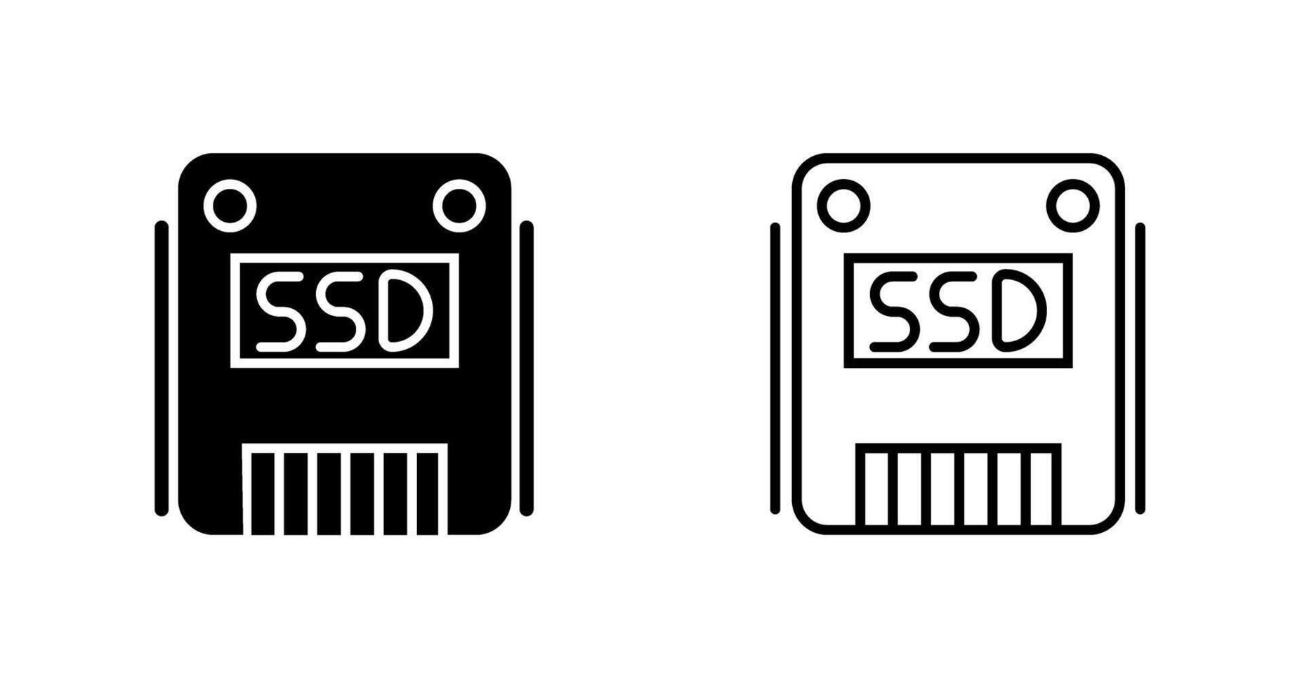 SSD-Vektorsymbol vektor