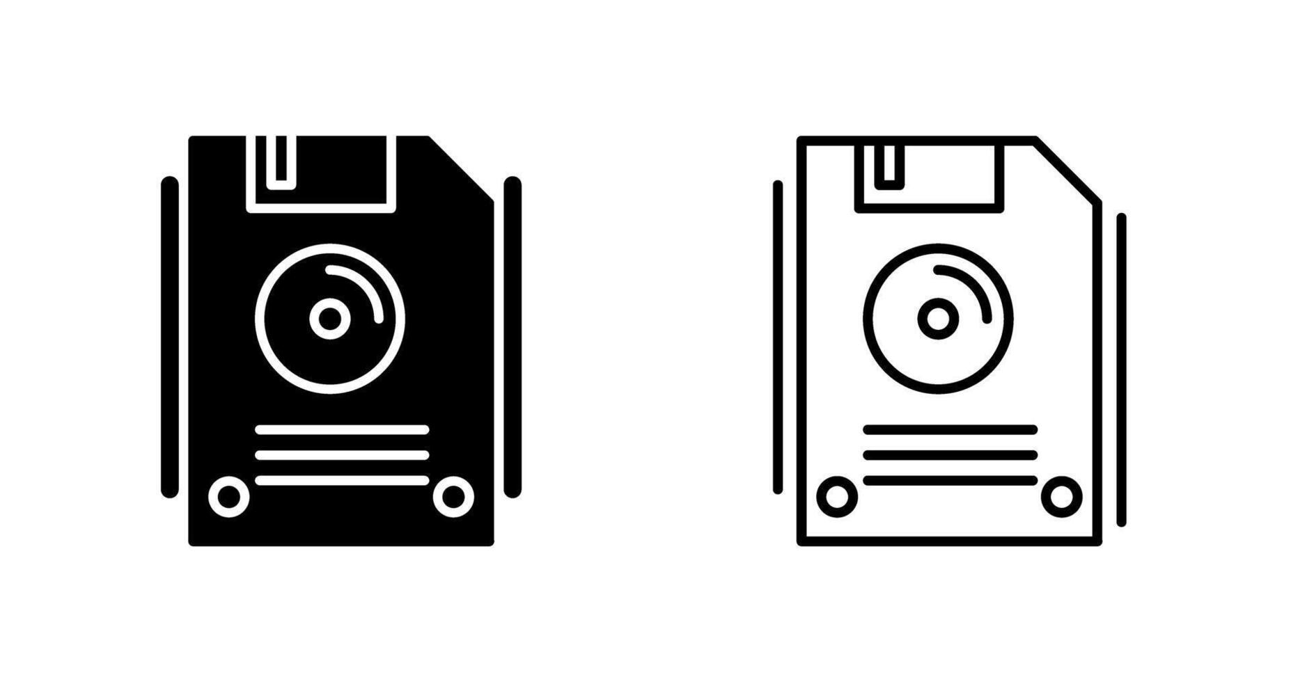 Vektorsymbol für Diskette vektor