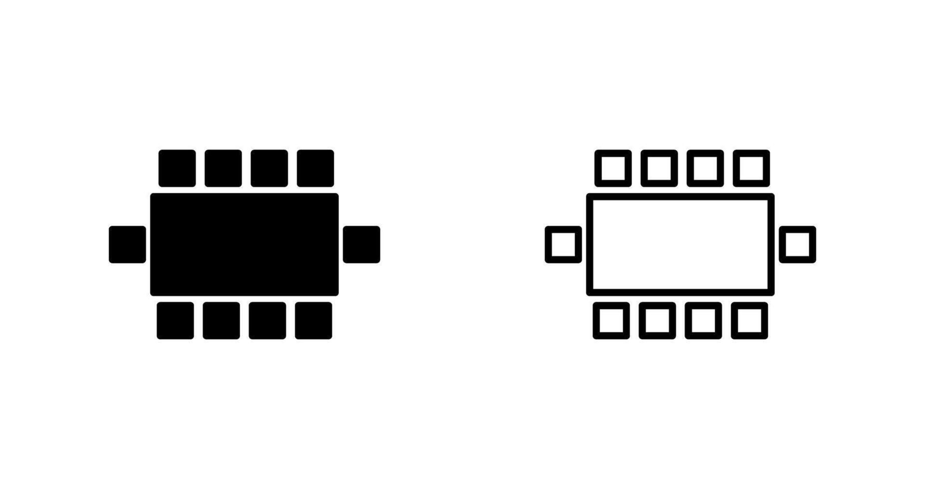 Konferenzraum-Stuhl-Vektor-Symbol vektor