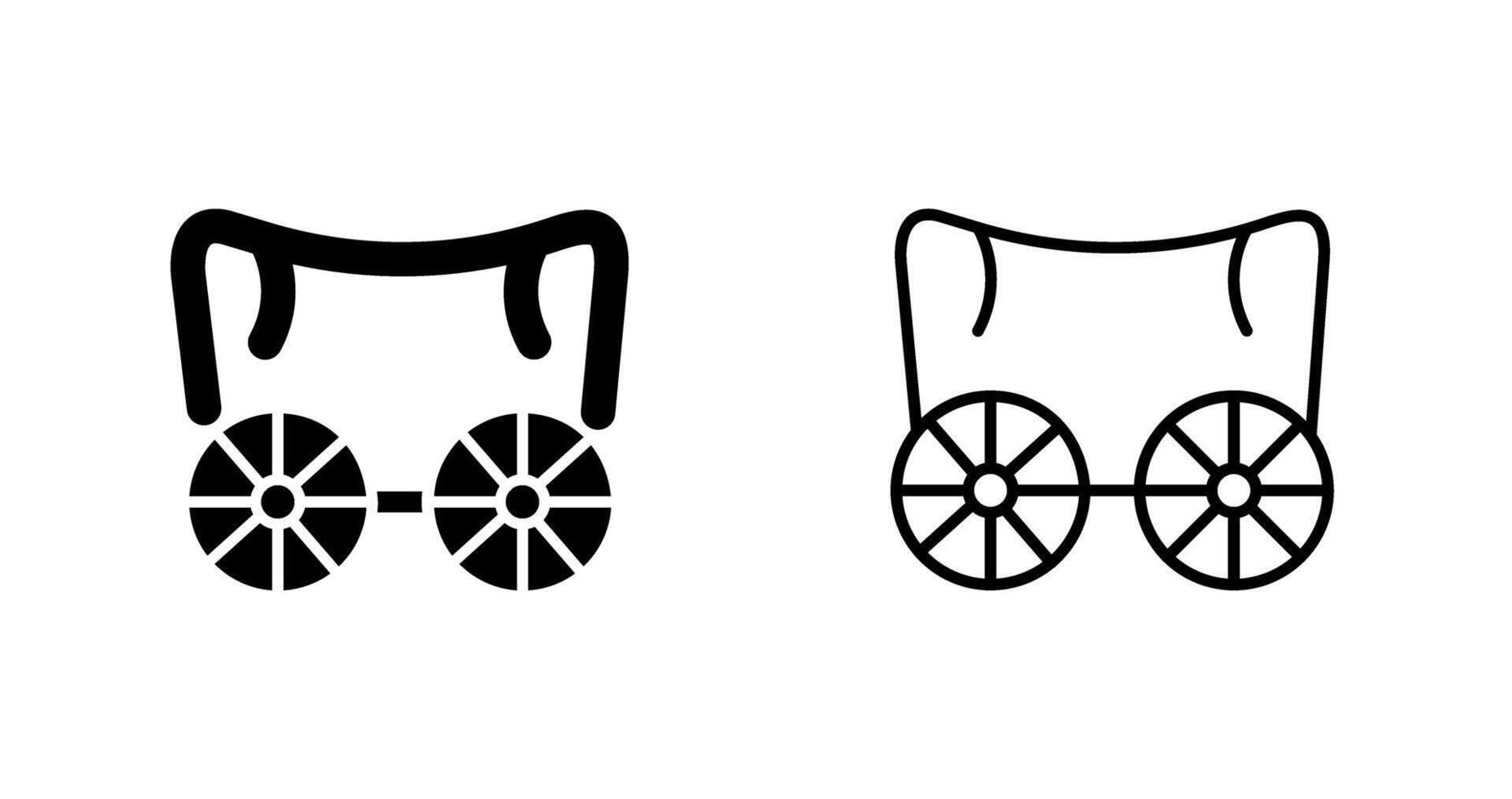 Wagen-Vektor-Symbol vektor