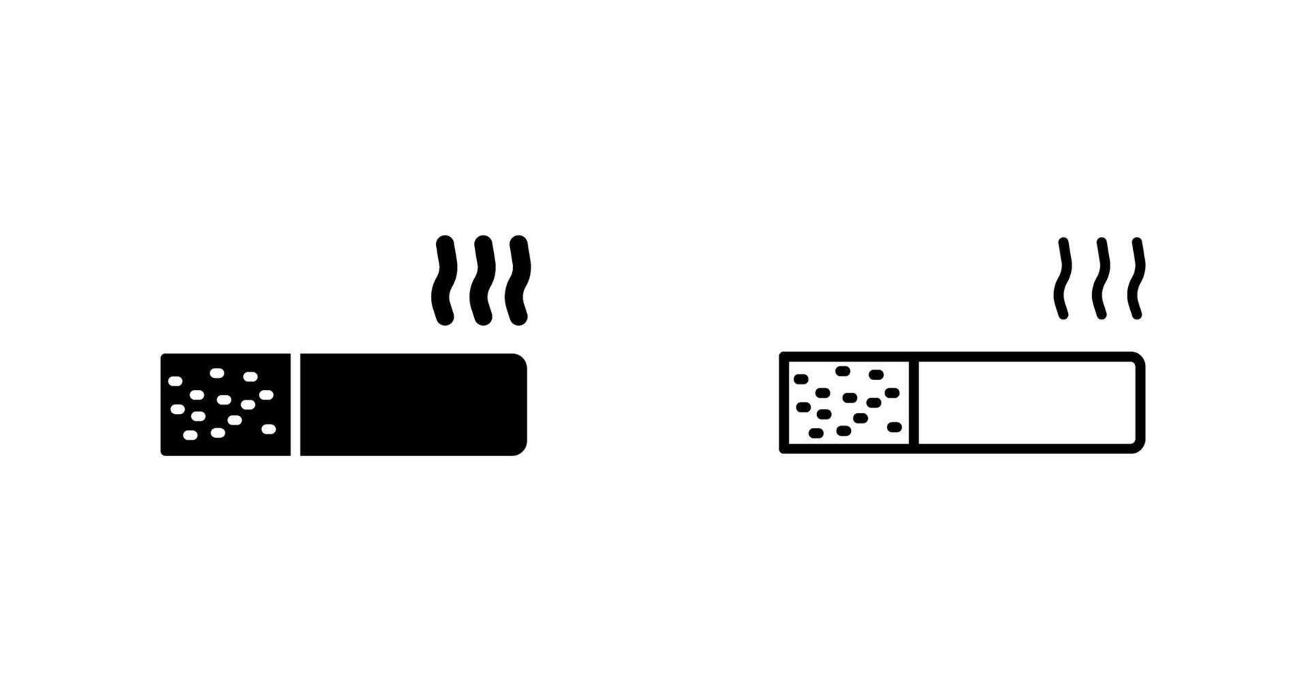 Vektorsymbol für Rolltabak vektor