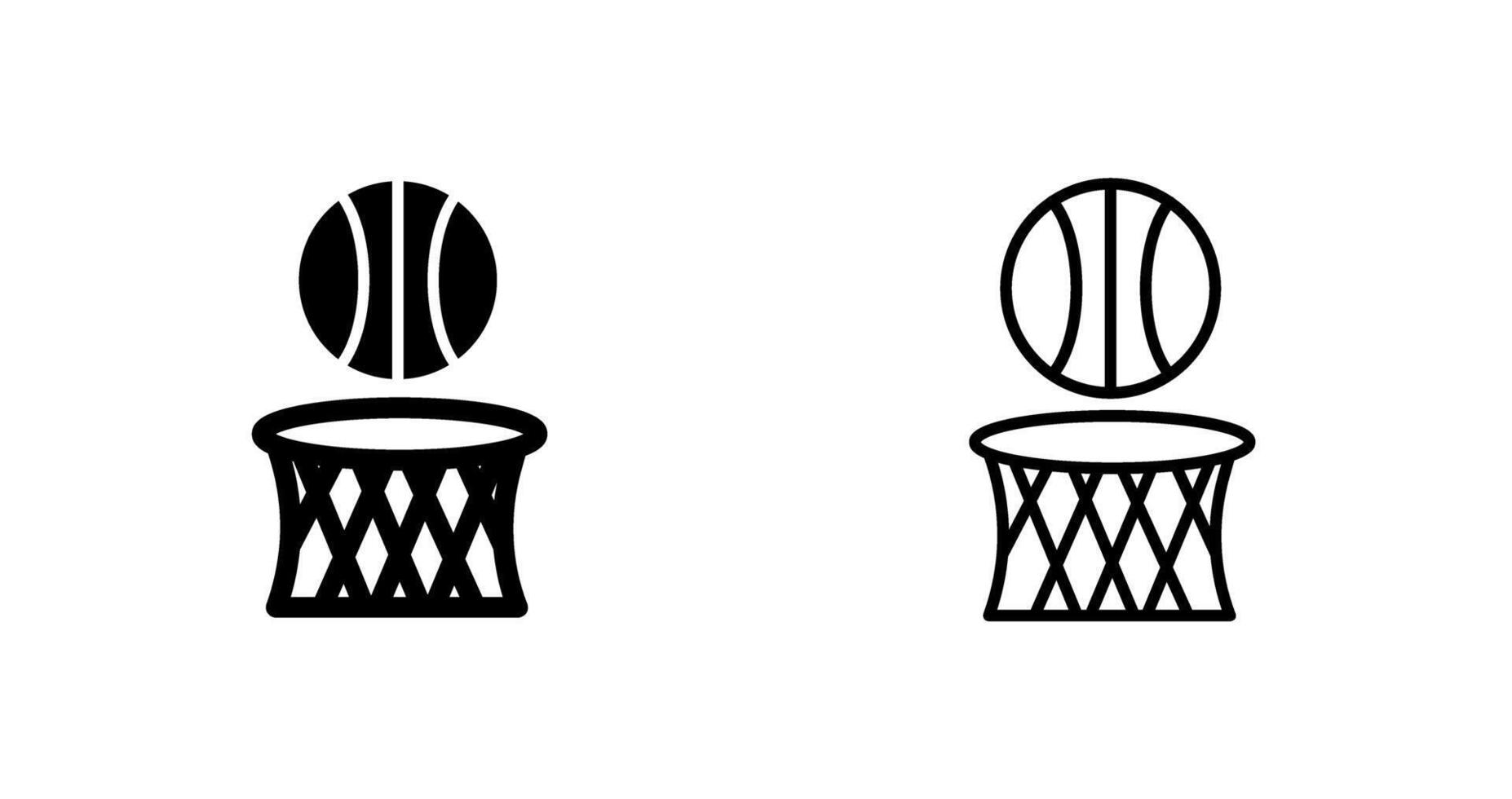 Basketball-Vektor-Symbol vektor