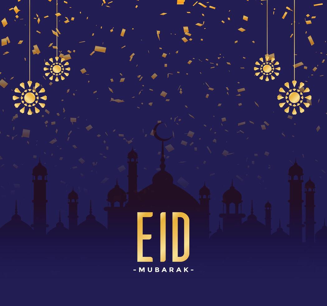 eid Mubarak Hintergrund Vektor Illustration Design Grafik