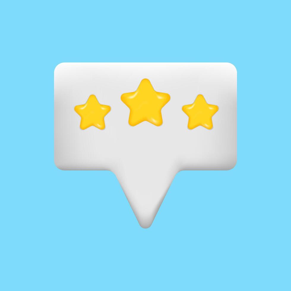 volumetriska ikon av en femstjärnigt betyg, nivå av popularitet av tjänster, Bra recension vektor