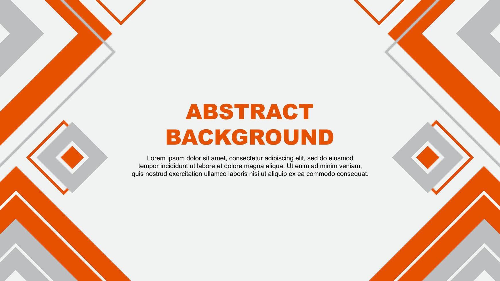 abstrakt Orange Hintergrund Design Vorlage. Banner Hintergrund Vektor Illustration. Orange Hintergrund