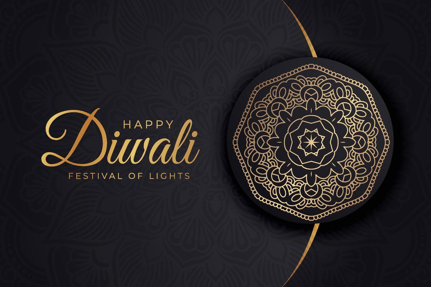 diwali - indisk festival av lampor, design mall för vykort, inbjudningar, hälsning kort, affischer, flygblad, bakgrund och baner mönster. vektor