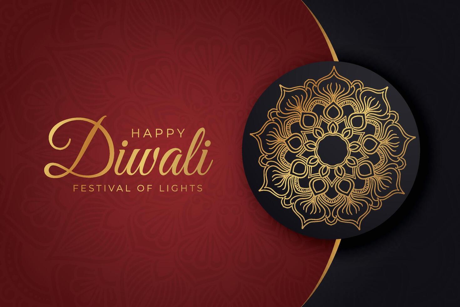 diwali - indisk festival av lampor, design mall för vykort, inbjudningar, hälsning kort, affischer, flygblad, bakgrund och baner mönster. vektor
