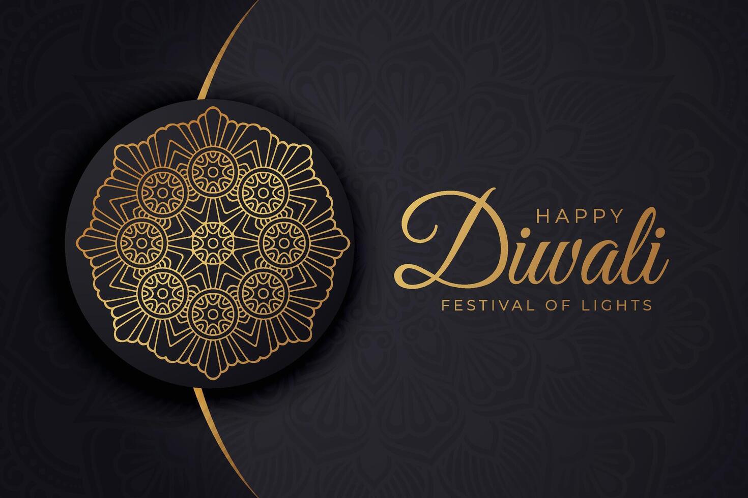 diwali - indisk festival av lampor, design mall för vykort, inbjudningar, hälsning kort, affischer, flygblad, bakgrund och baner mönster. vektor