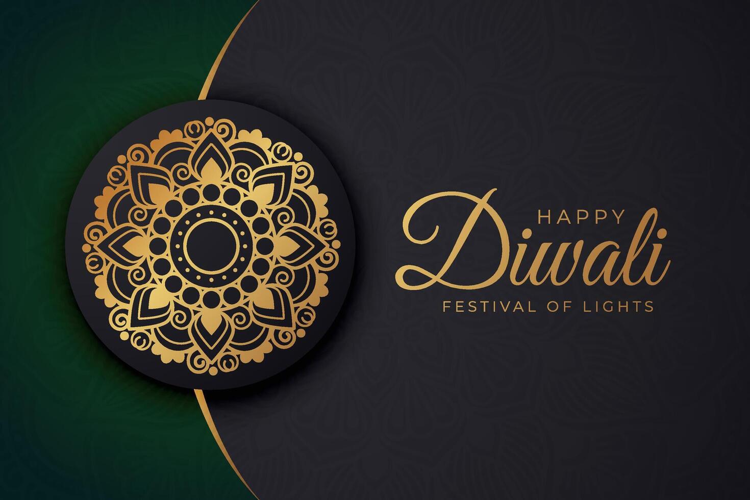 Diwali - - indisch Festival von Beleuchtung, Design Vorlage zum Postkarten, Einladungen, Gruß Karten, Poster, Flyer, Hintergrund und Banner Entwürfe. vektor