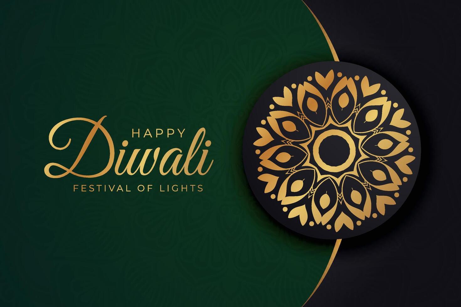 Diwali - - indisch Festival von Beleuchtung, Design Vorlage zum Postkarten, Einladungen, Gruß Karten, Poster, Flyer, Hintergrund und Banner Entwürfe. vektor